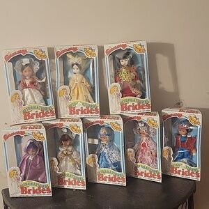 1982 Vogue Dolls International Brides Ginny, Lot of 8, NWT